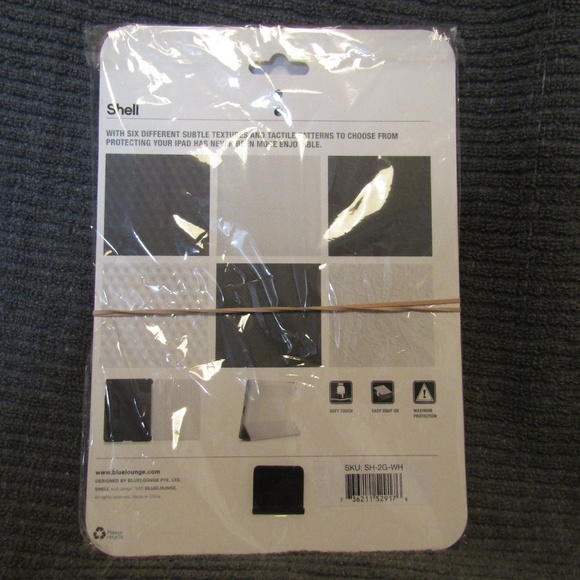 BlueLounge Shell Protective Cover for 9.7" iPad - White Golf - Picture 1 of 4